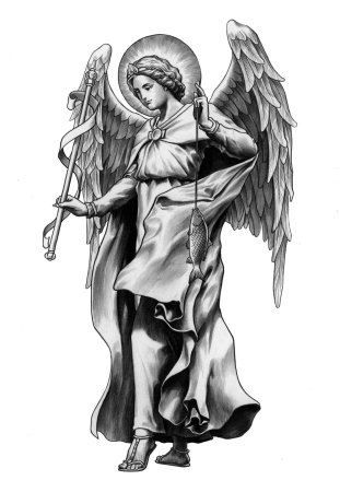 Архангел Гавриил прориси икон