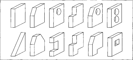 Алгоритм построения чертежа детали представленного двумя видами