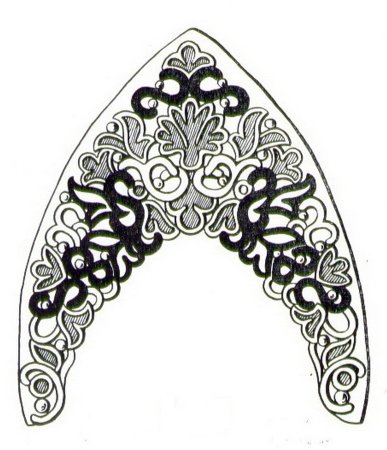 Кокошник орнамент