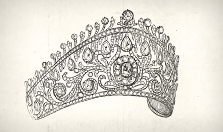 Кокошник для раскрашивания