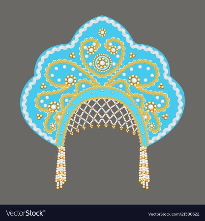 Узоры векторные для кокошника