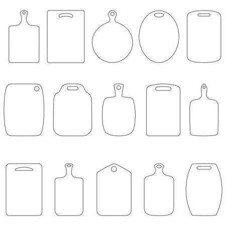 Разделочная доска вектор