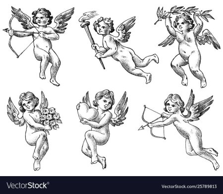 Ангелочек эскиз