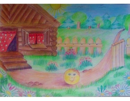 Колобок декорации