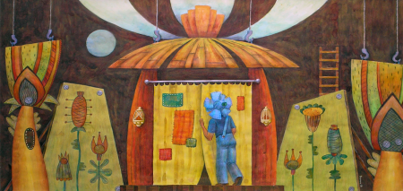 Сценография к спектаклю Незнайка