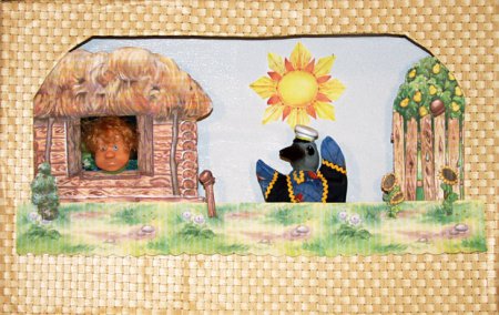 Декорации к спектаклю Колобок