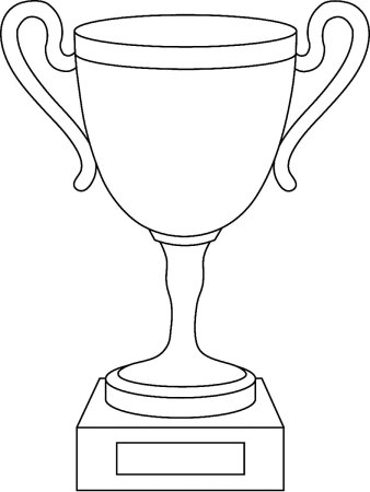 Кубок раскраска