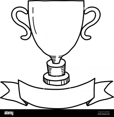 Раскраска Кубок победителя