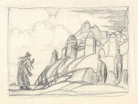 Николай Рерих эскизы