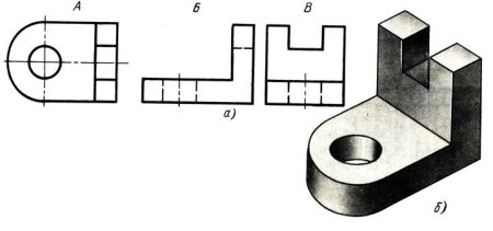 Техническая деталь черчение