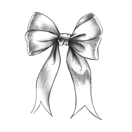 Бантик карандашом