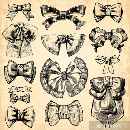 Винтажный бант