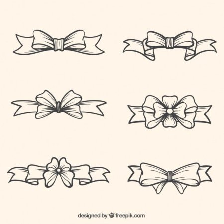 Бантик карандашом