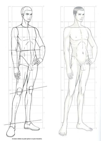 Фигура мужчины эскиз