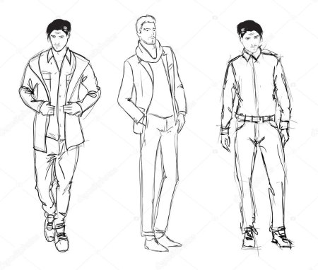 Силуэт для моделирования одежды