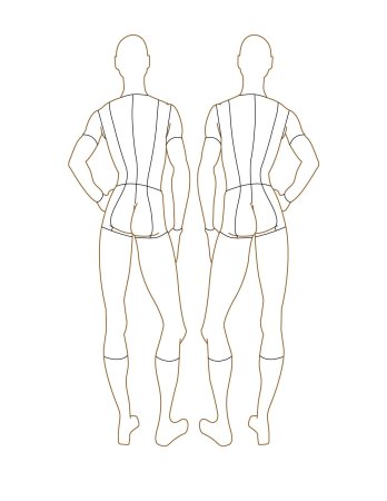 Эскиз деловой одежды