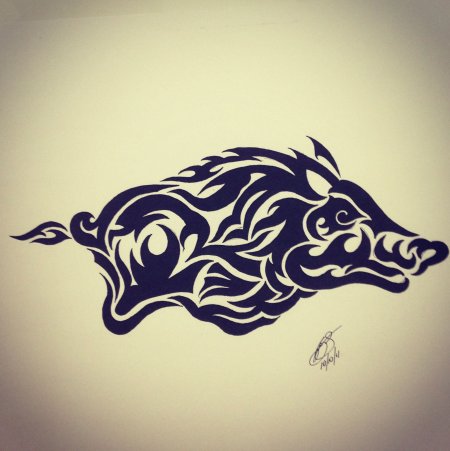 Кабан вектор