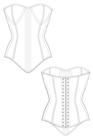 Корсет для рисования