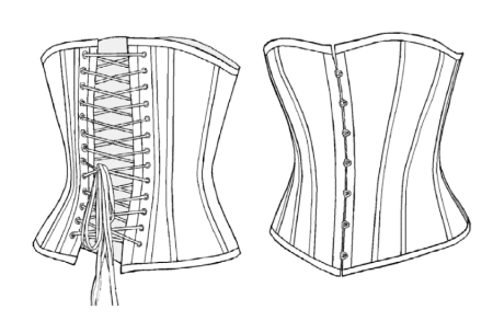 Выкройка корсета викторианской эпохи