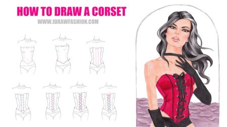 Платье с корсетом референс