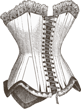 Корсеты в кружеве и Робы в камнях при Петре 1