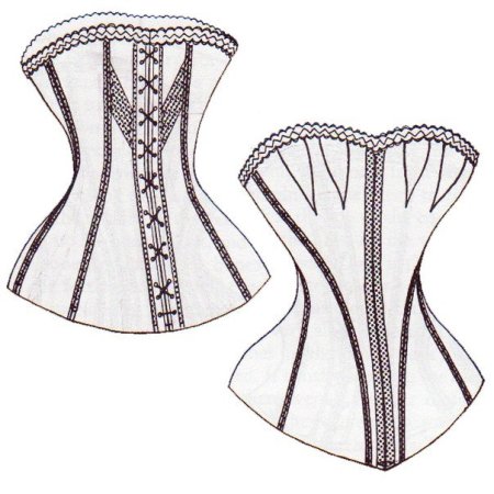 Крой корсета