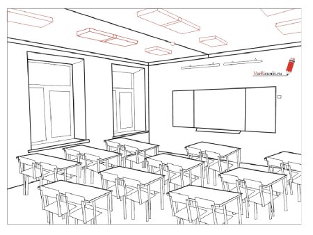 Рисунок класса карандашом