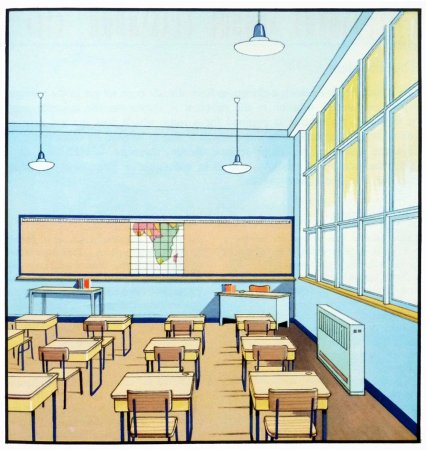 Интерьер школьного класса