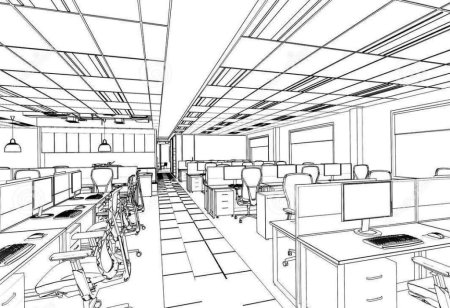 Помещение эскиз офис