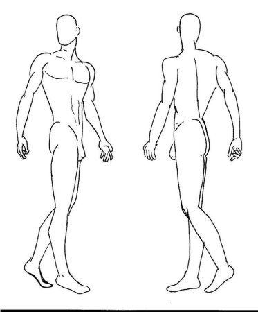 Наброски мужских костюмов