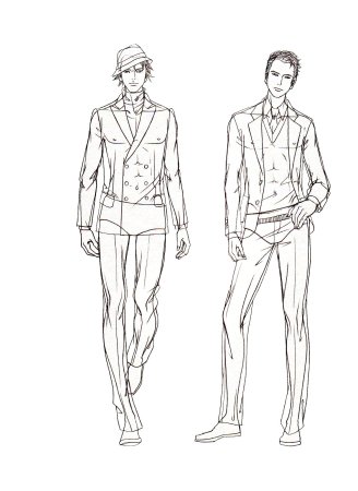 Манекен для рисования мужской