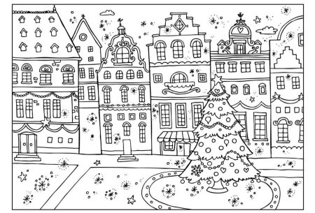 Раскраска. Новый год