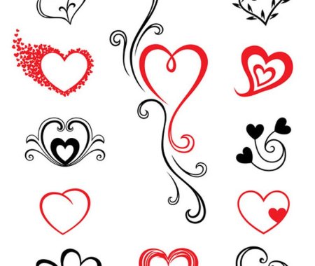 Маленькие рисуночки сердечки