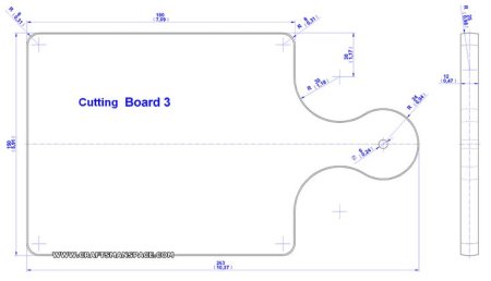 Чертёж разделочной доски технология