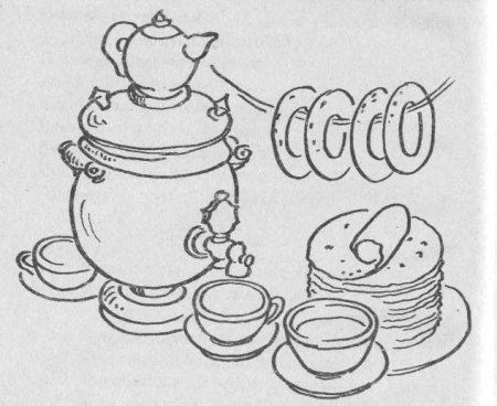 Масленица карандашом