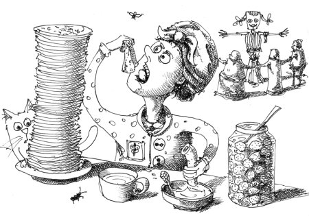 Масленица рисунок