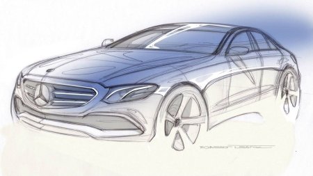Mercedes-Benz e-class 2022 скетч