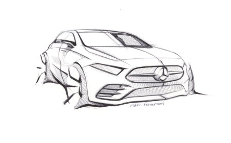 Рисунок машины карандашом