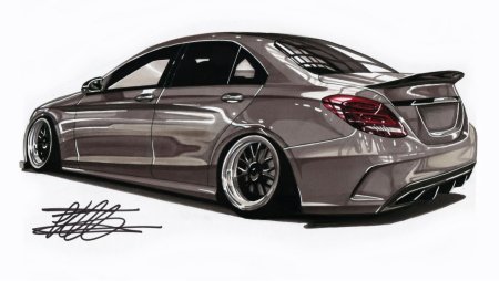 Мерседес АМГ E 63 S карандаш