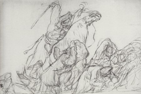 Картина Серова казаки 1905 года