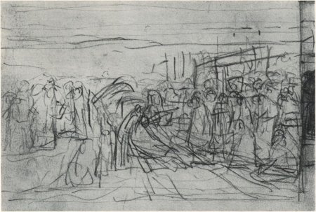 Наброски Сурикова к боярыне Морозовой