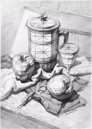 Линейно конструктивный натюрморт