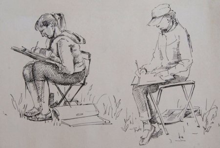 Зарисовки людей