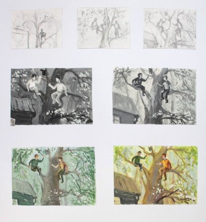 Станковая композиция эскизы