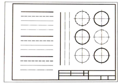 Черчение круги и линии