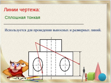 Тема линии чертежа