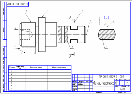 Инженерная Графика оформление чертежей