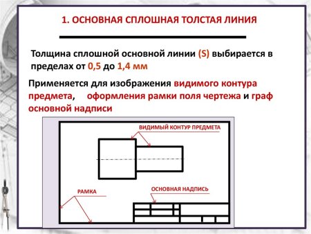 Инженерная Графика чертежи линии чертежа