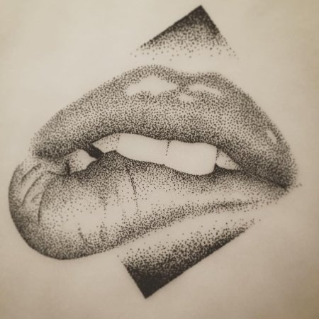 Губы эскиз