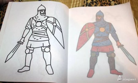 Богатырь рисунок легкий